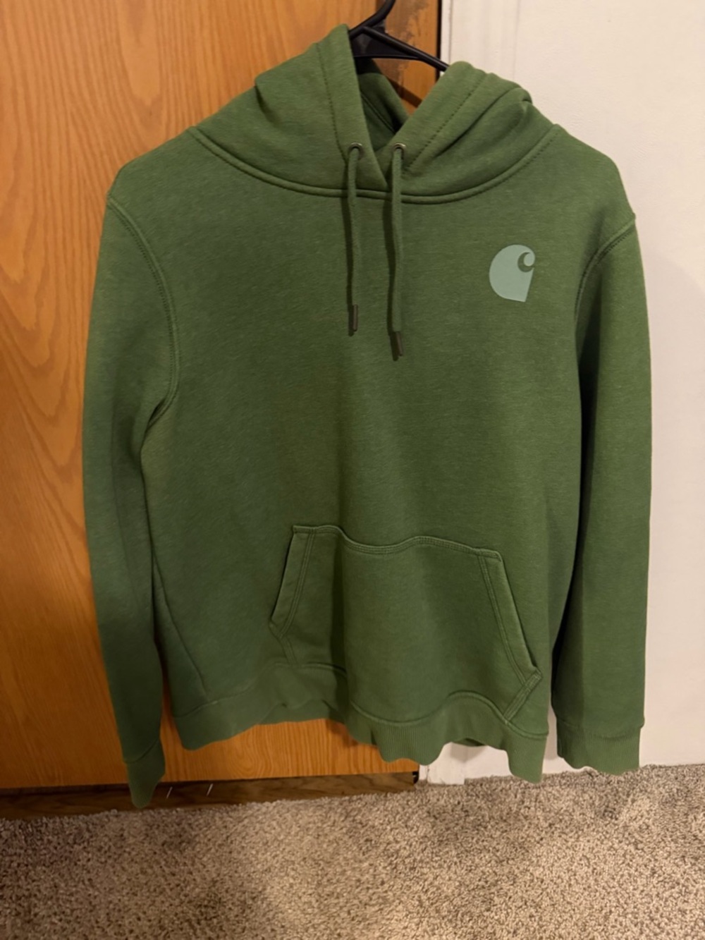 Carhartt Green Crewneck Hooded Sweatshirt
